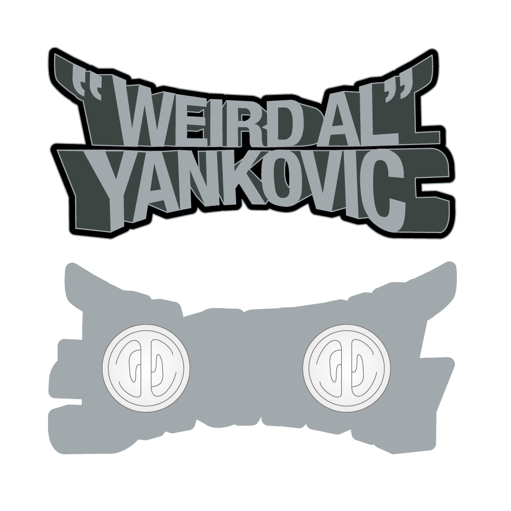 Weird Al Enamel Pin