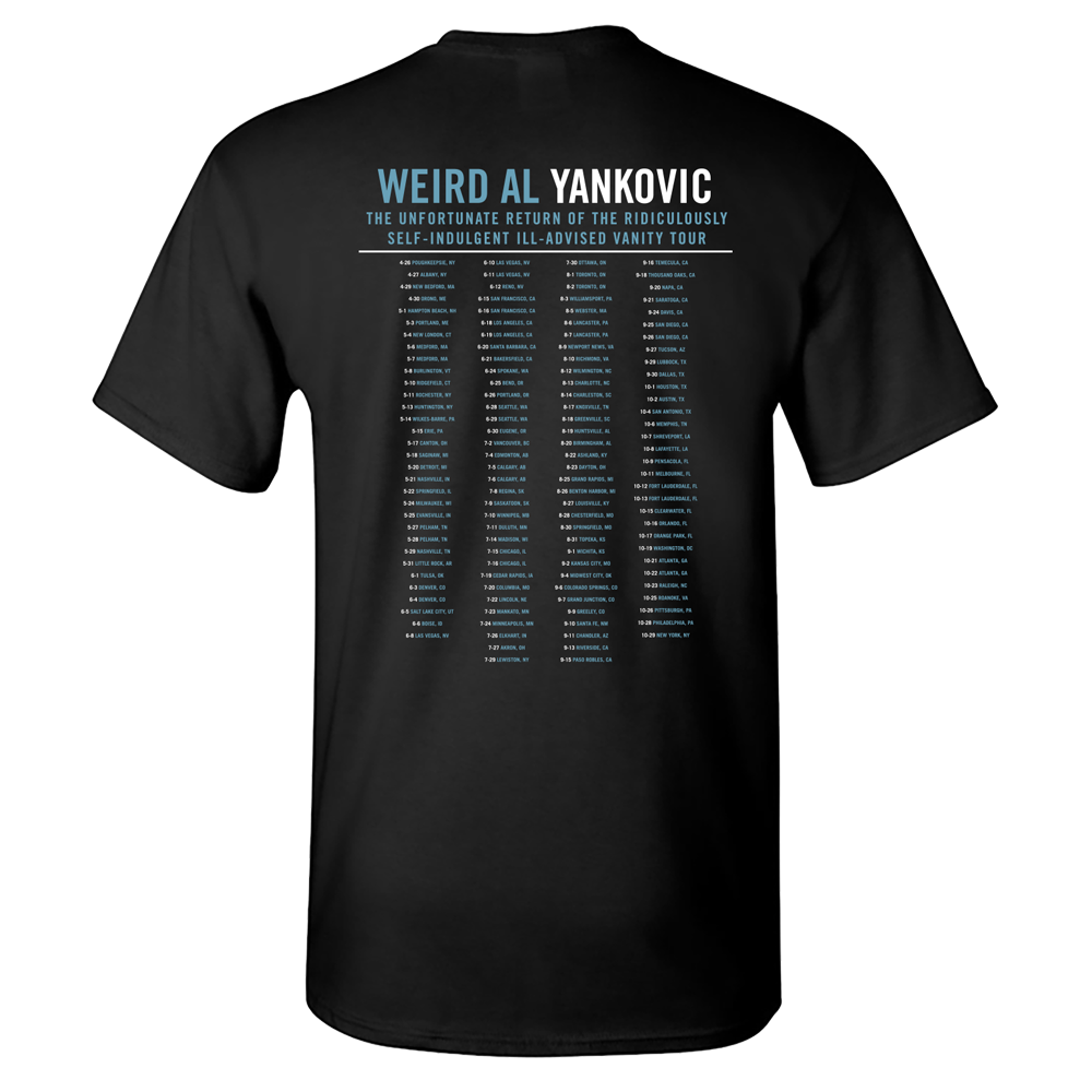 2022 Return Of The Ill-Advised Vanity Tour T-Shirt #2